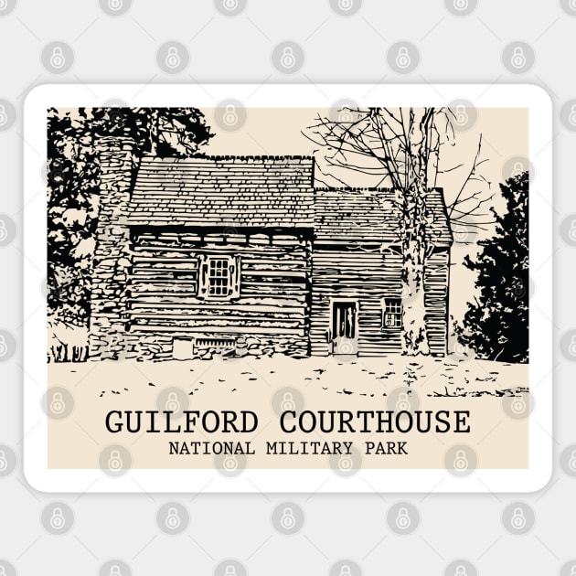 Guilford Courthouse National Military Park Magnet by Lakeric